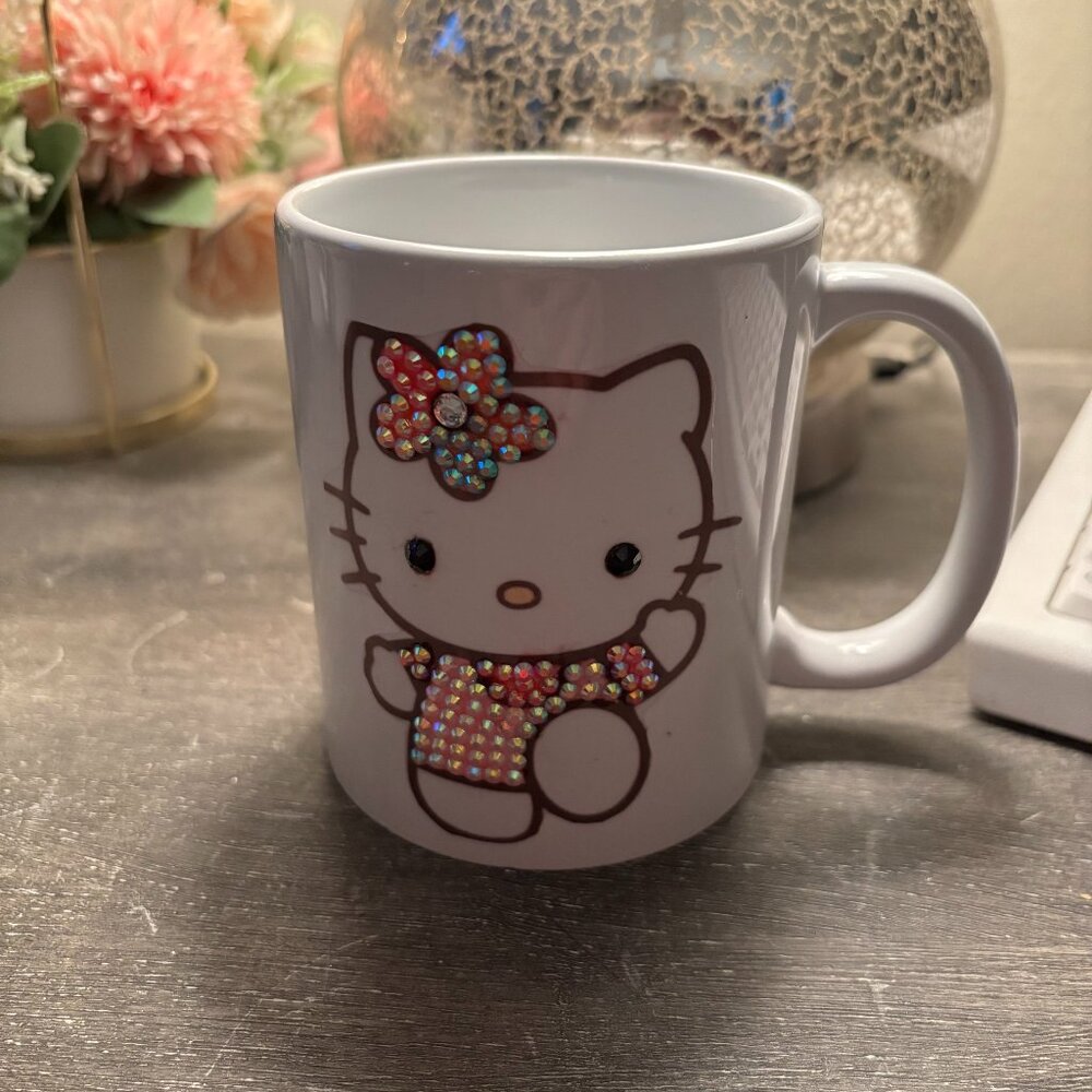 Hello Kitty Bling Coffee Cup